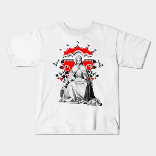 Our Lady with the Child Jesus Biblical Scene Kids T-Shirt